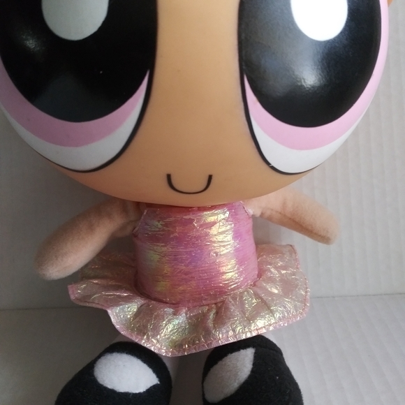 Power Puff Girls Blossom Doll Cartoon Network 12” plastic head and plush body - Picture 4 of 16